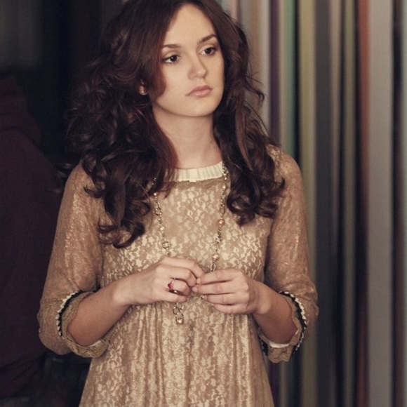 ISO (do not buy) Marc by Marc Jacobs Gold lace Dita dress - Picture 2 of 3